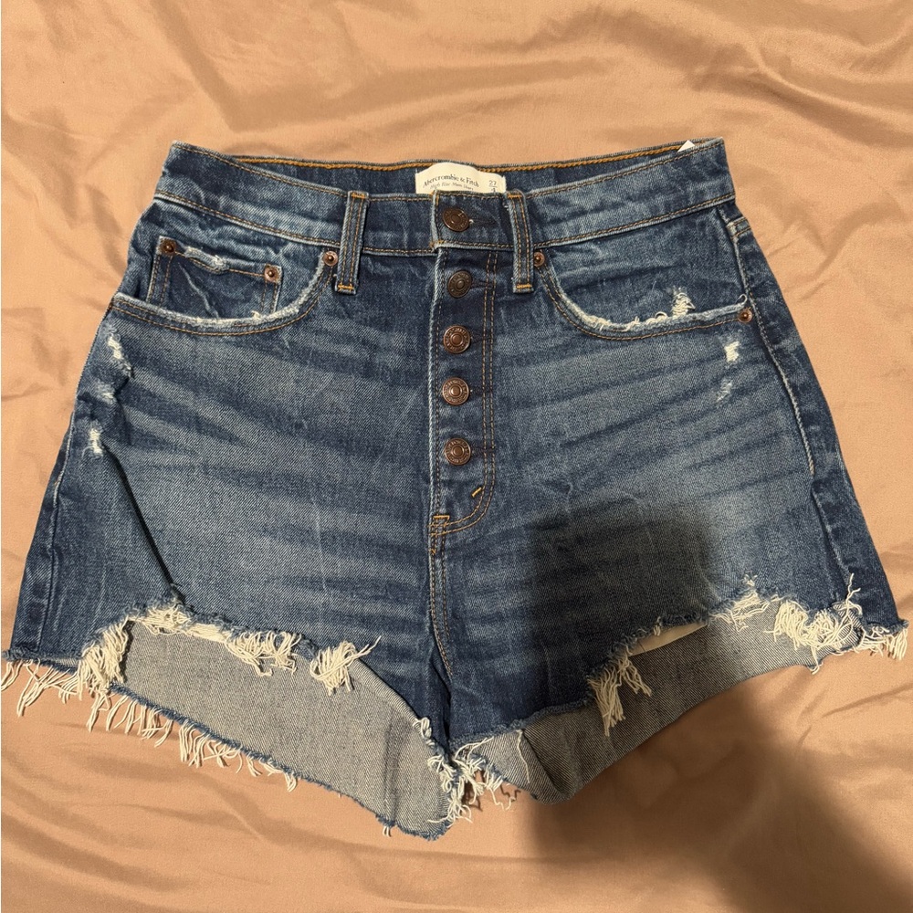 Women's Blue Denim Shorts